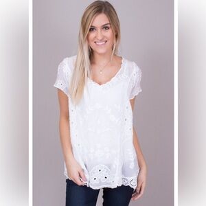 Johnny Was Sophia Princess Top